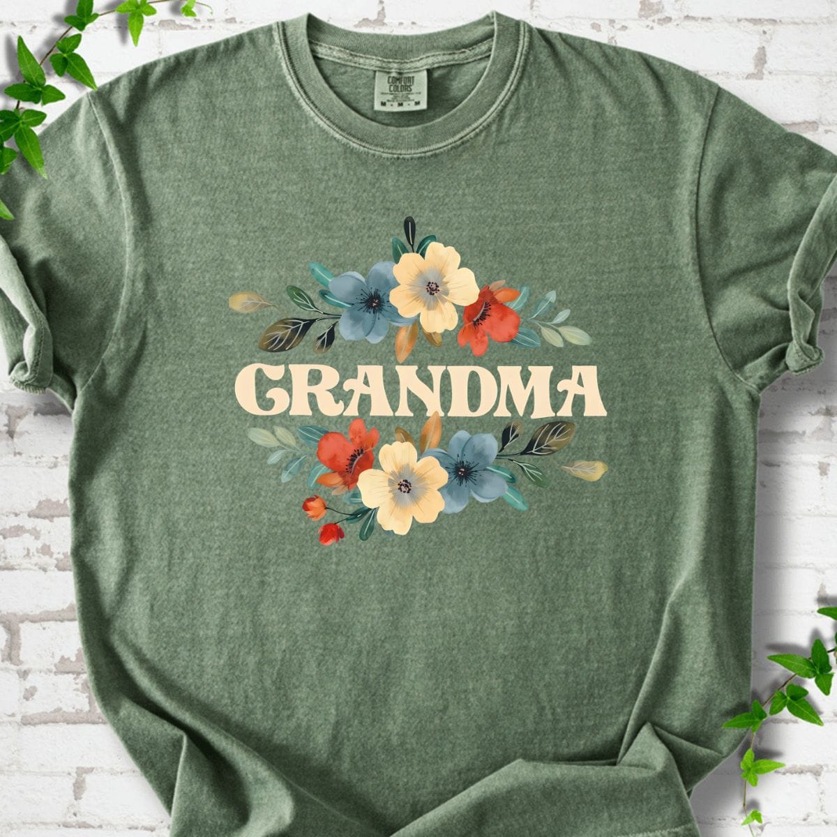 Grandma Flowers T-Shirt