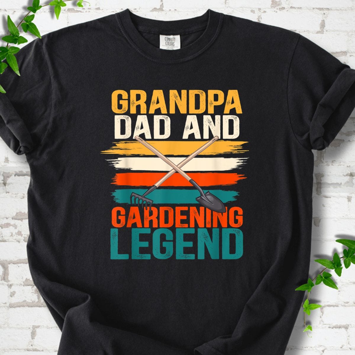 Grandpa Dad And Gardening Legend T-Shirt