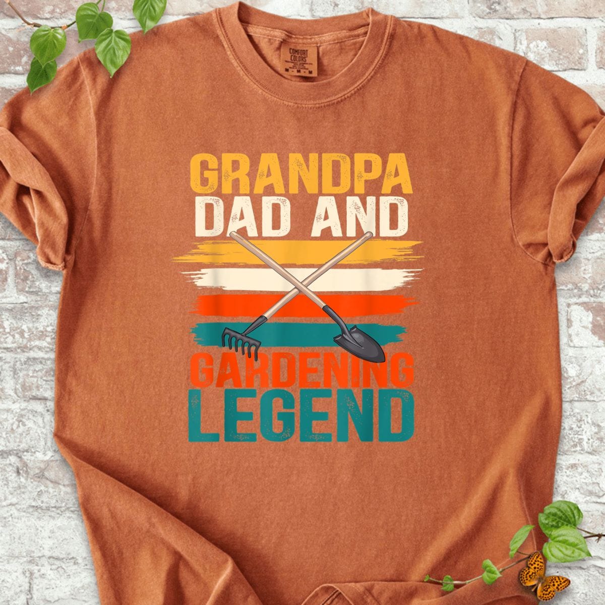 Grandpa Dad And Gardening Legend T-Shirt