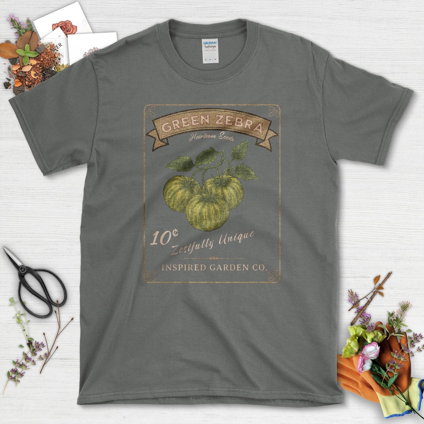 Green Zebra Heirloom Seeds T-Shirt