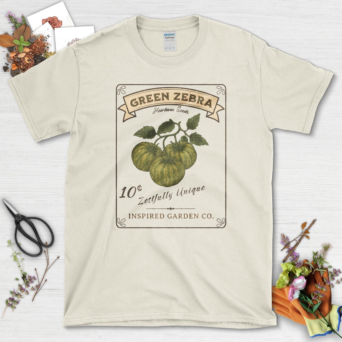 Green Zebra Heirloom Seeds T-Shirt