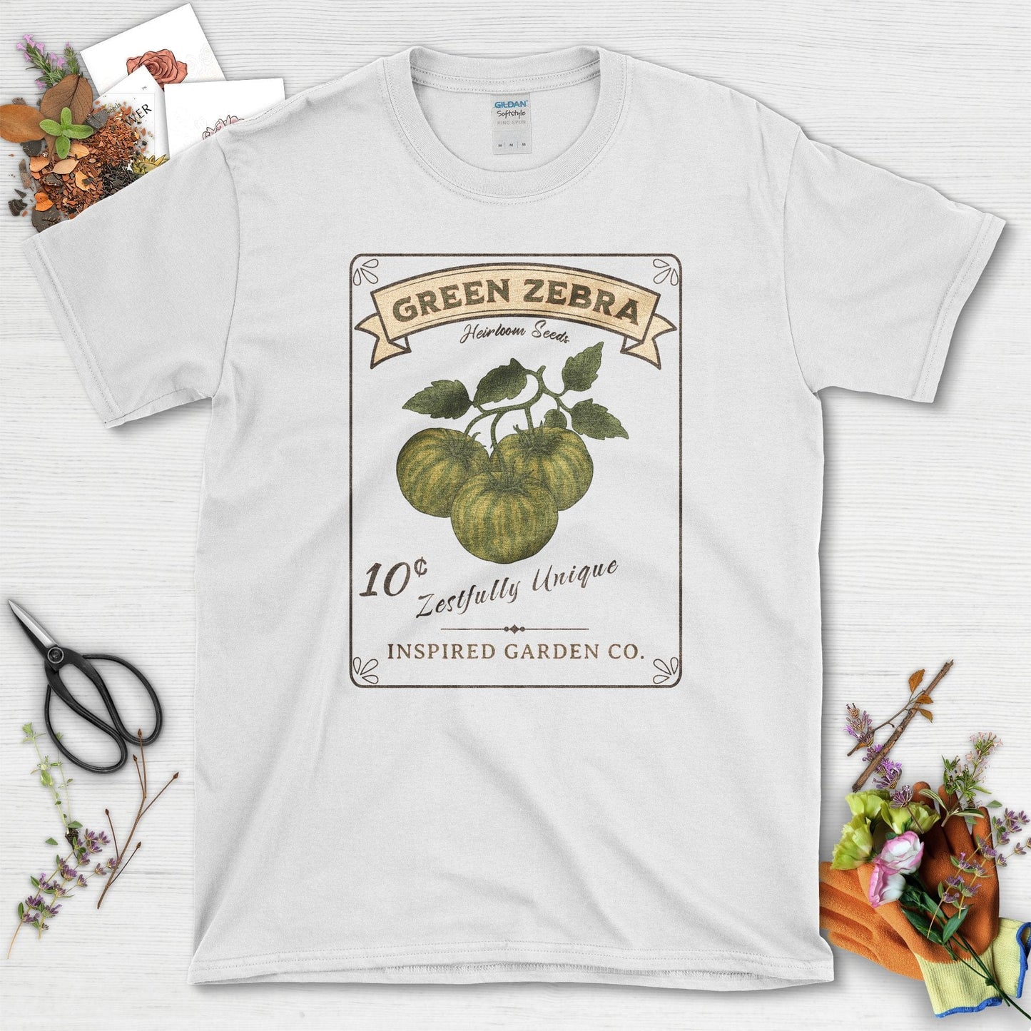 Green Zebra Heirloom Seeds T-Shirt