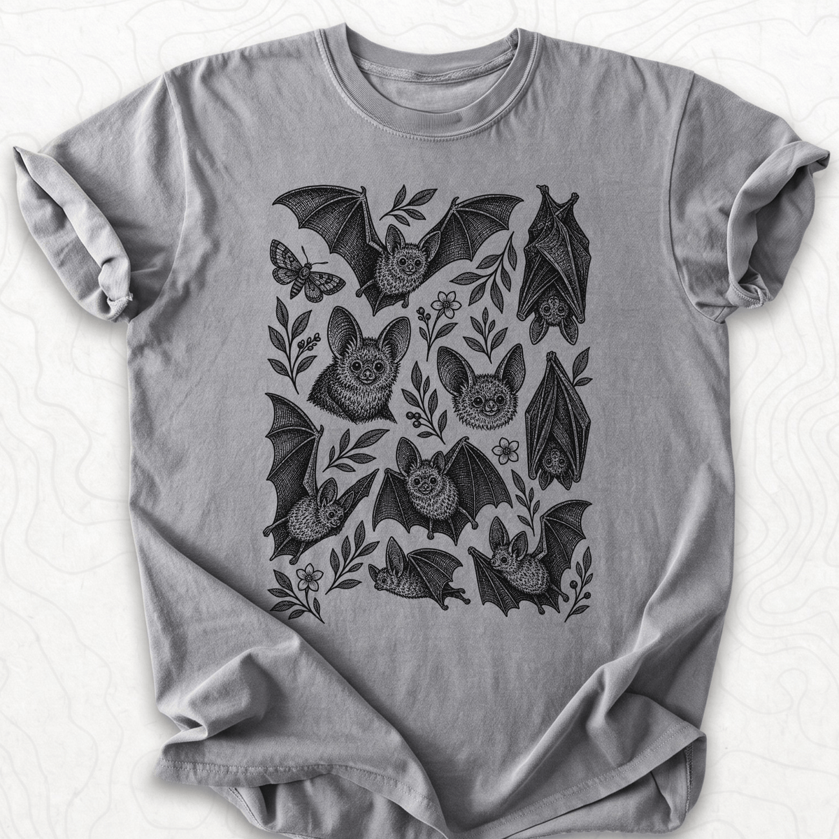 Bat Pattern T-shirt