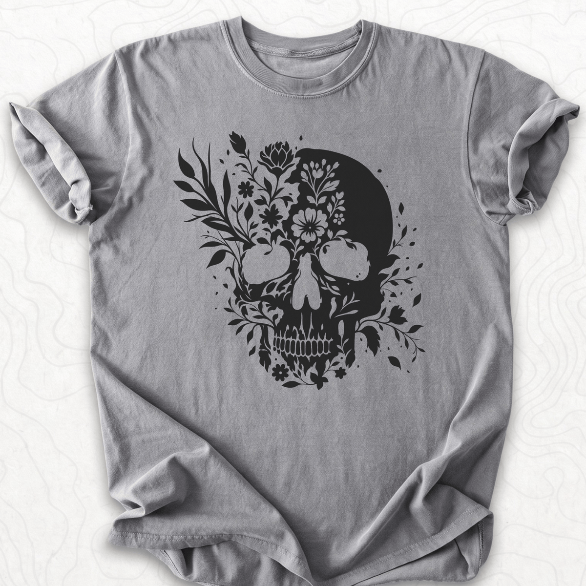 Floral Skull T-shirt