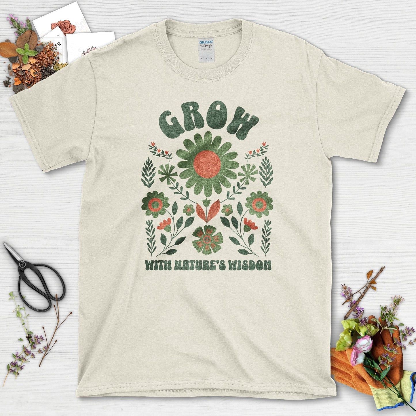Grow With Nature's Wisdom T-Shirt