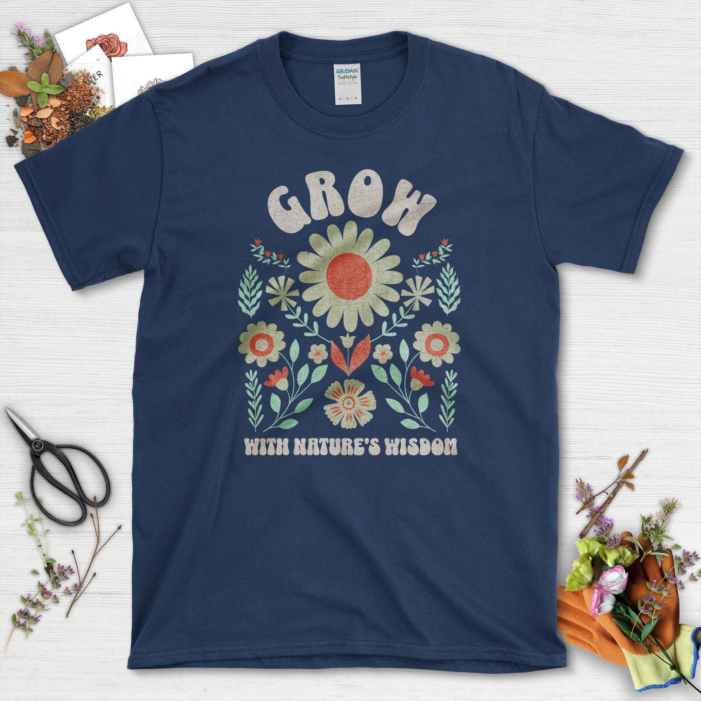 Grow With Nature's Wisdom T-Shirt