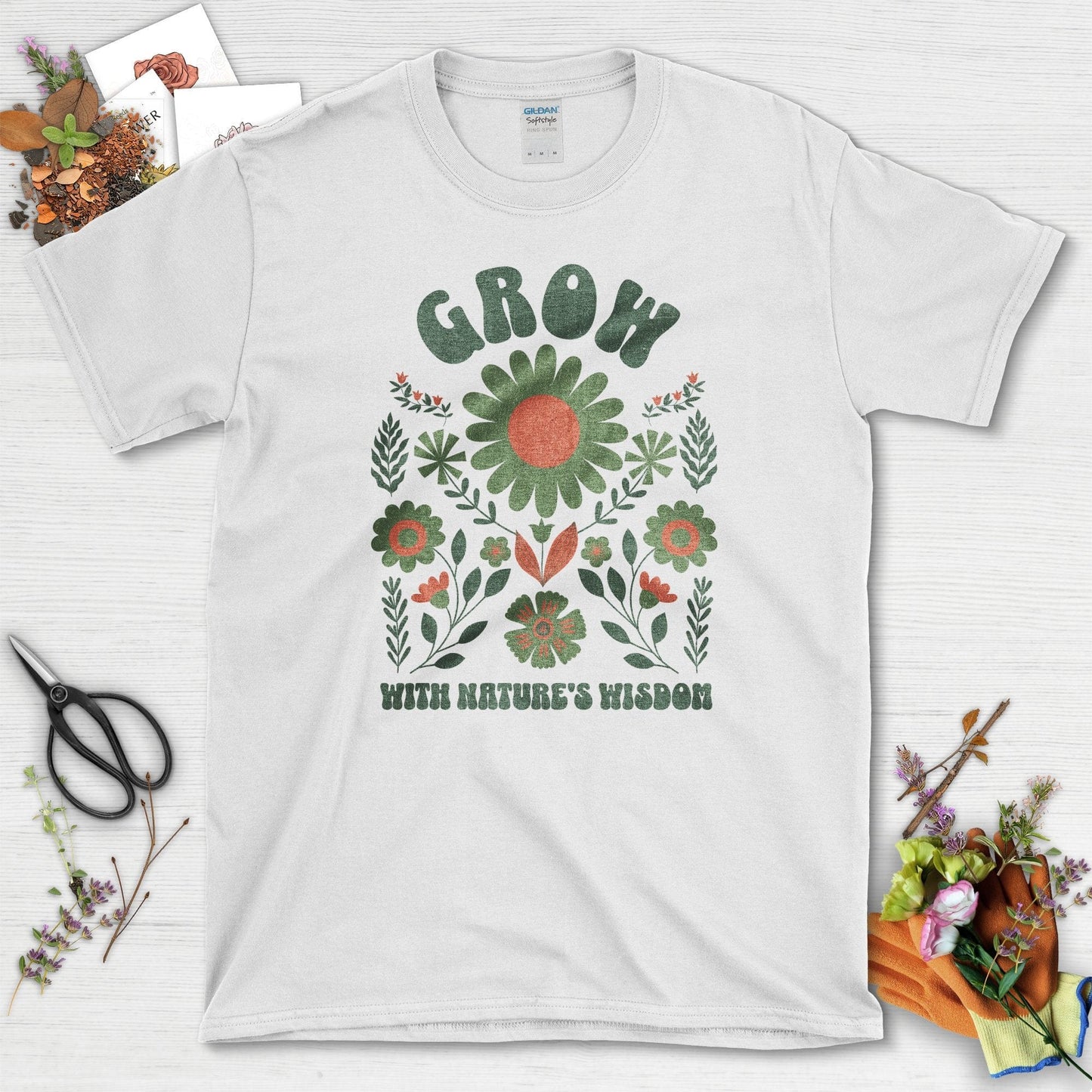 Grow With Nature's Wisdom T-Shirt