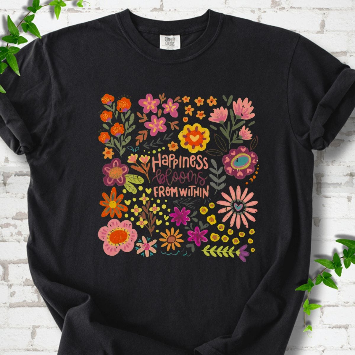 Happiness Blooms From Within T-Shirt