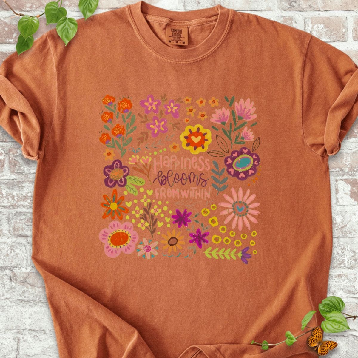 Happiness Blooms From Within T-Shirt