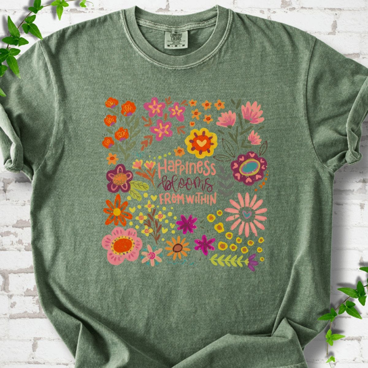 Happiness Blooms From Within T-Shirt