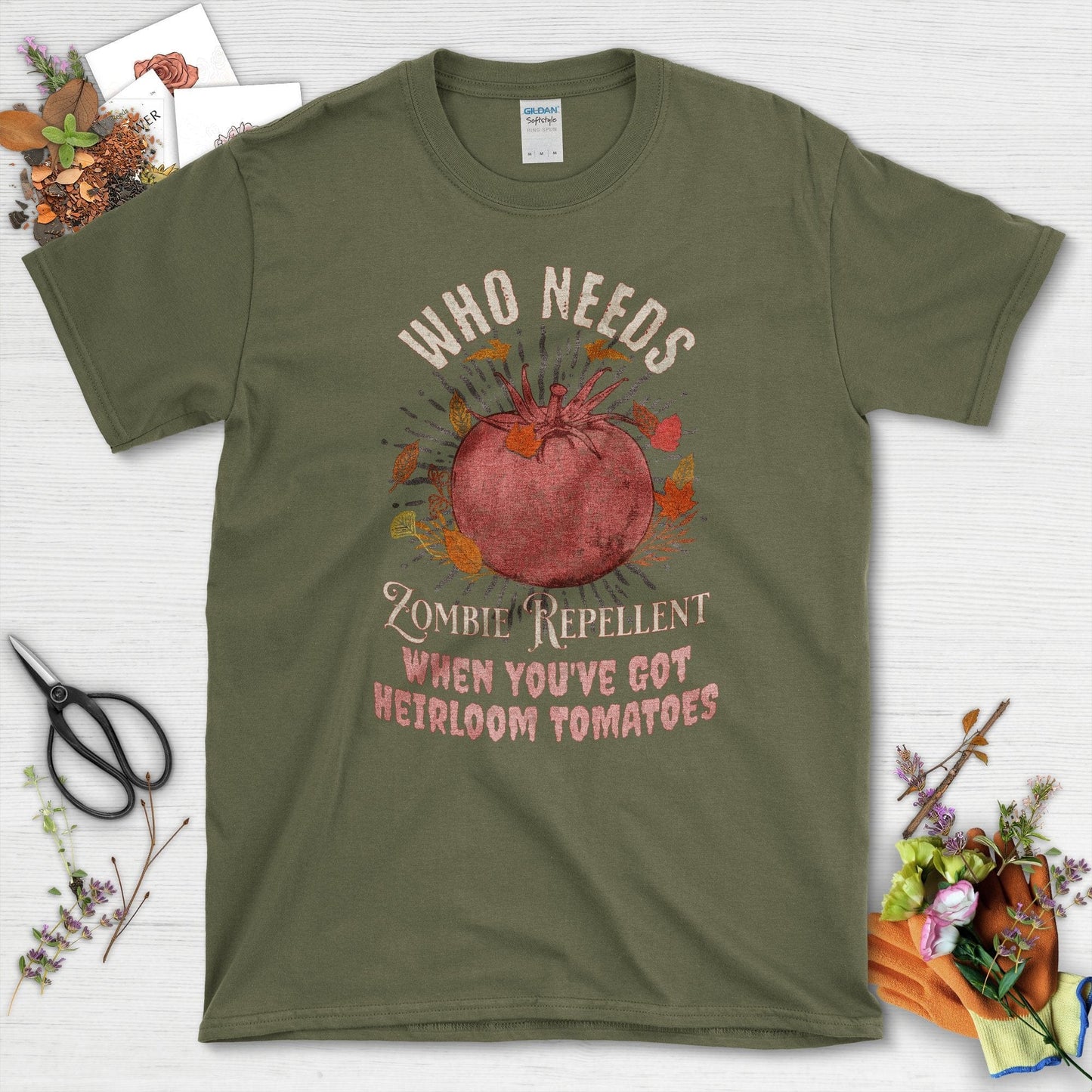 Heirloom Tomato Gardening T-Shirt
