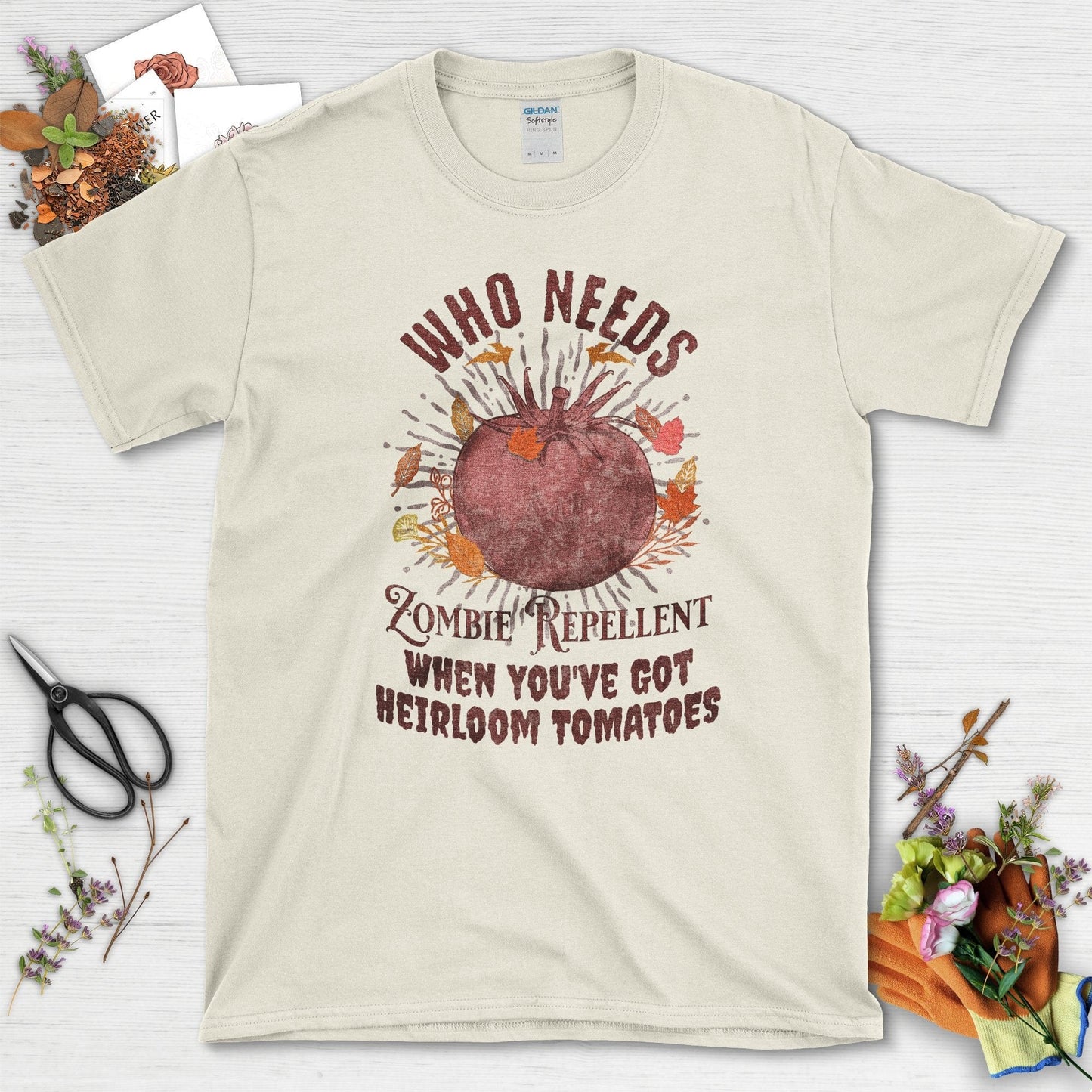 Heirloom Tomato Gardening T-Shirt