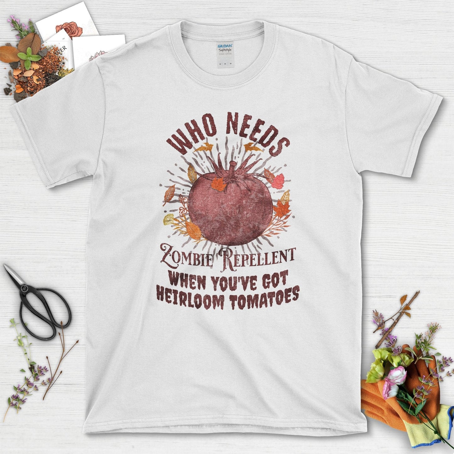 Heirloom Tomato Gardening T-Shirt