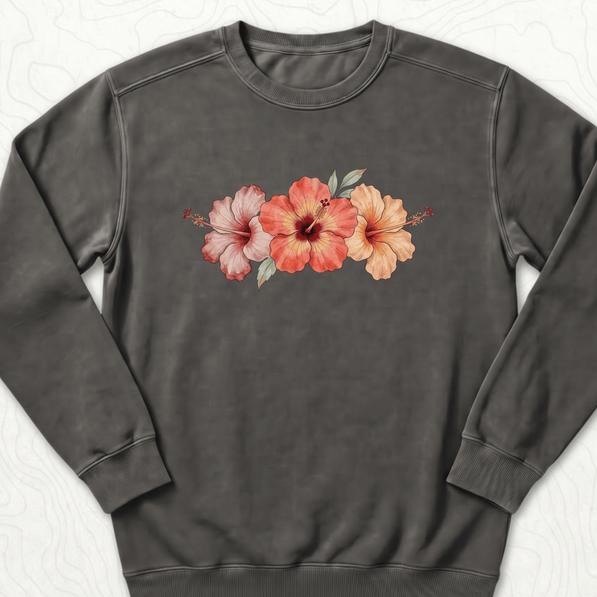 Hibiscus Flowers Sweatshirt