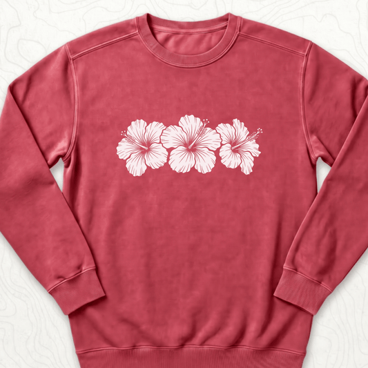 Hibiscus Flowers Sweatshirt
