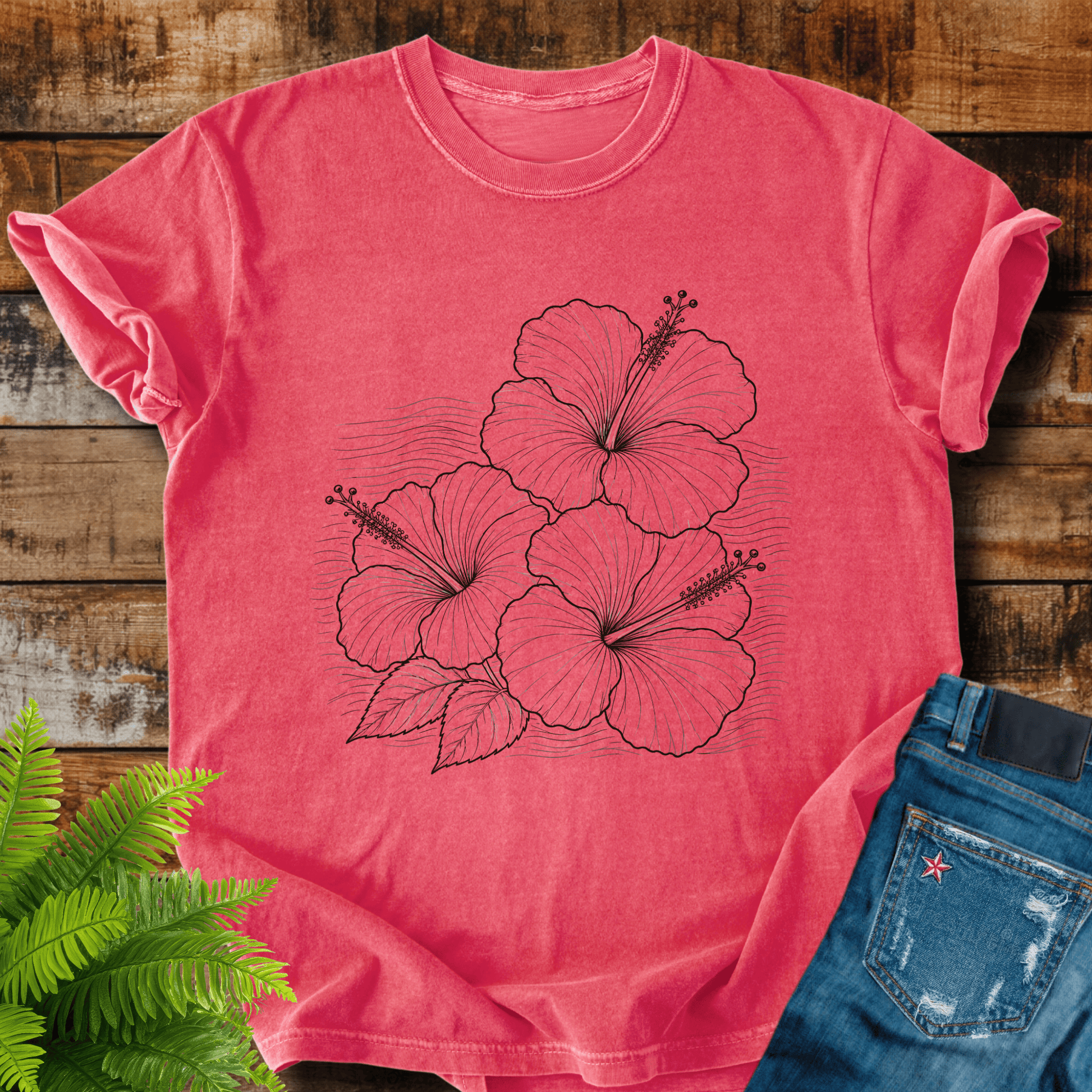 Hibiscus Flowers T-shirt