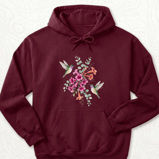 Hummingbird Bouquet Hoodie