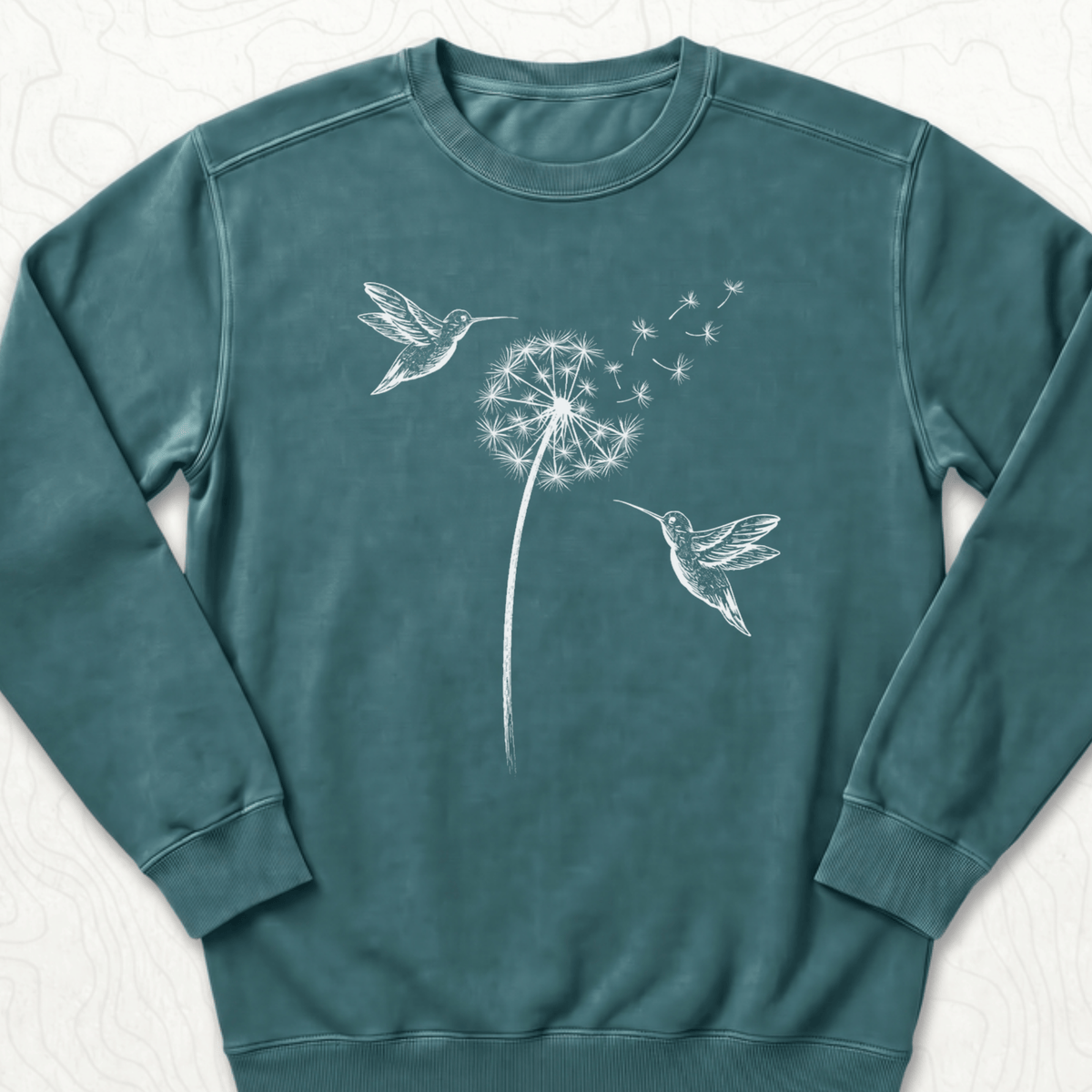 Hummingbird Dandelion Sweatshirt