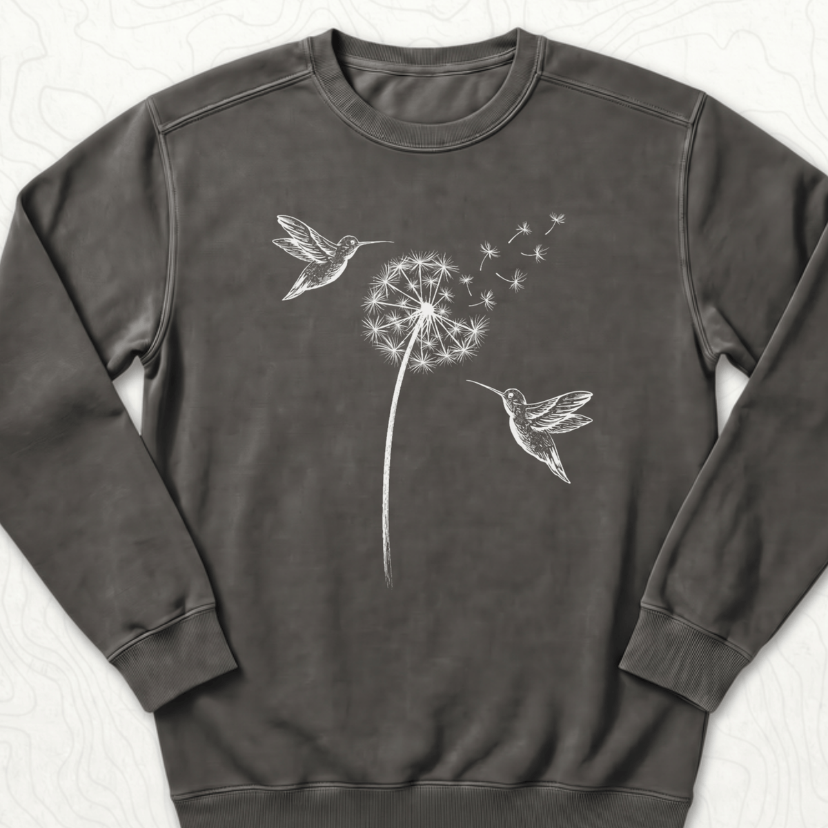 Hummingbird Dandelion Sweatshirt