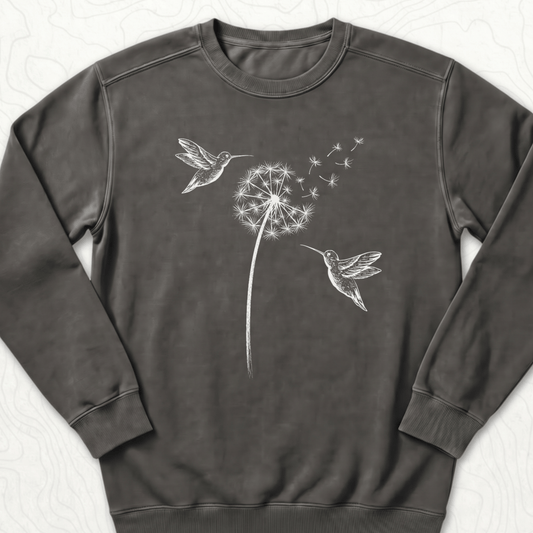 Hummingbird Dandelion Sweatshirt