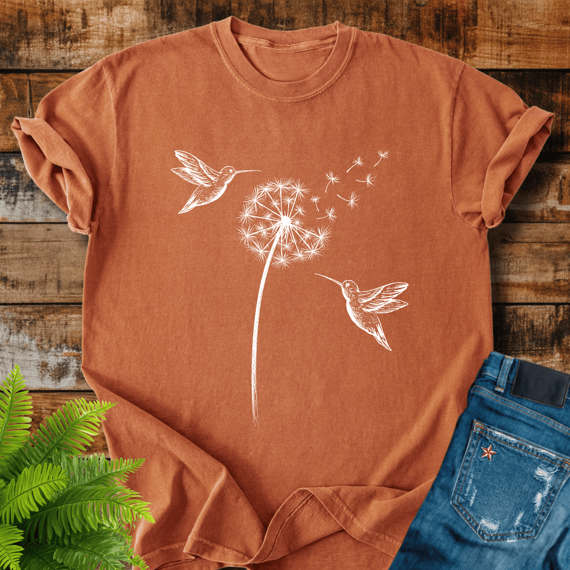 Hummingbird Dandelion T-shirt