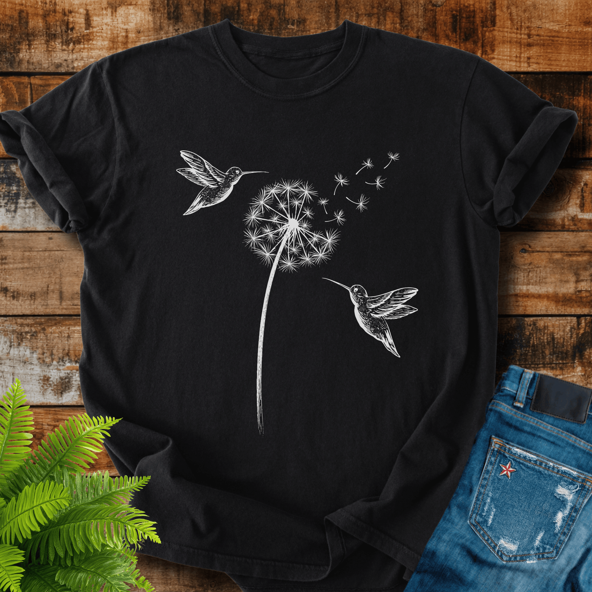 Hummingbird Dandelion T-shirt