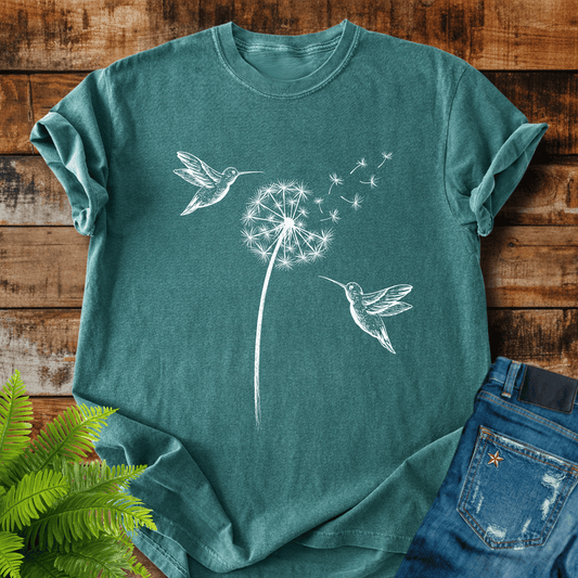 Hummingbird Dandelion T-shirt