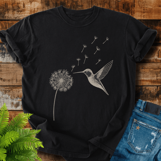 Hummingbird Dandelion T-shirt