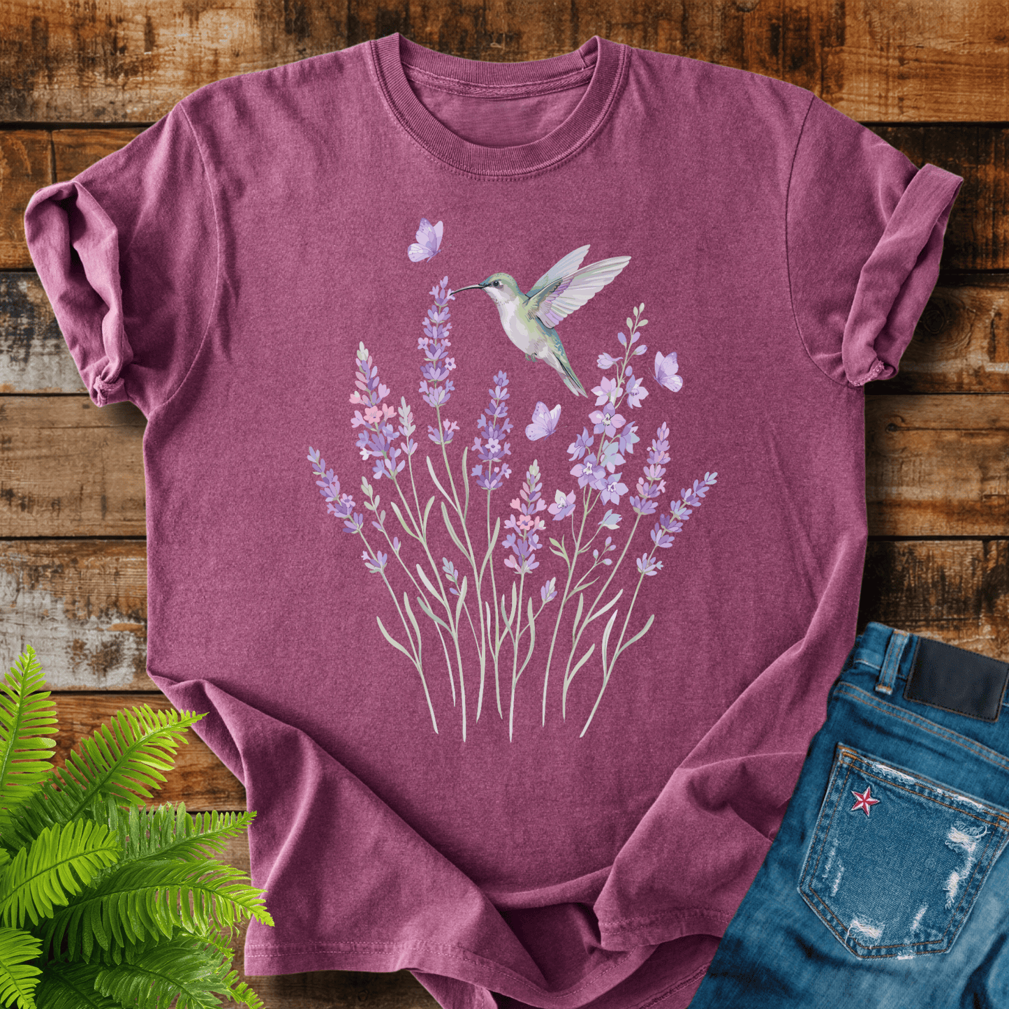 Hummingbird Lavender T-shirt