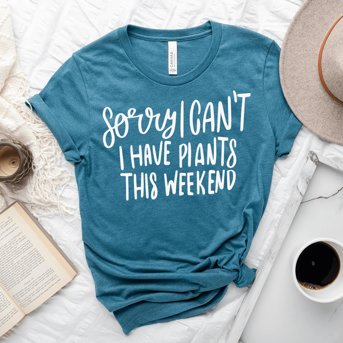 I Can't I Have Plants Unisex Tee