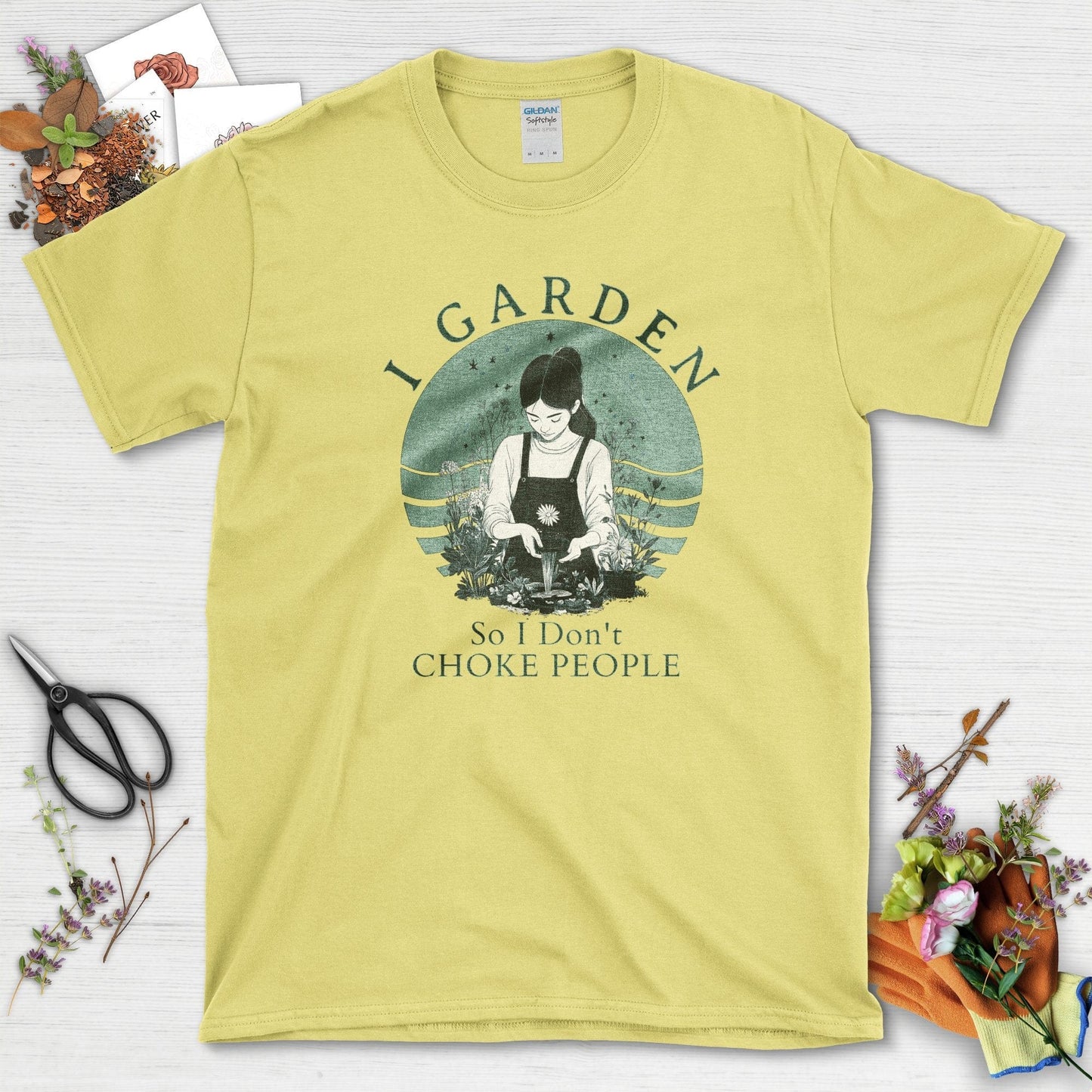 I Garden Don't Choke People T-Shirt