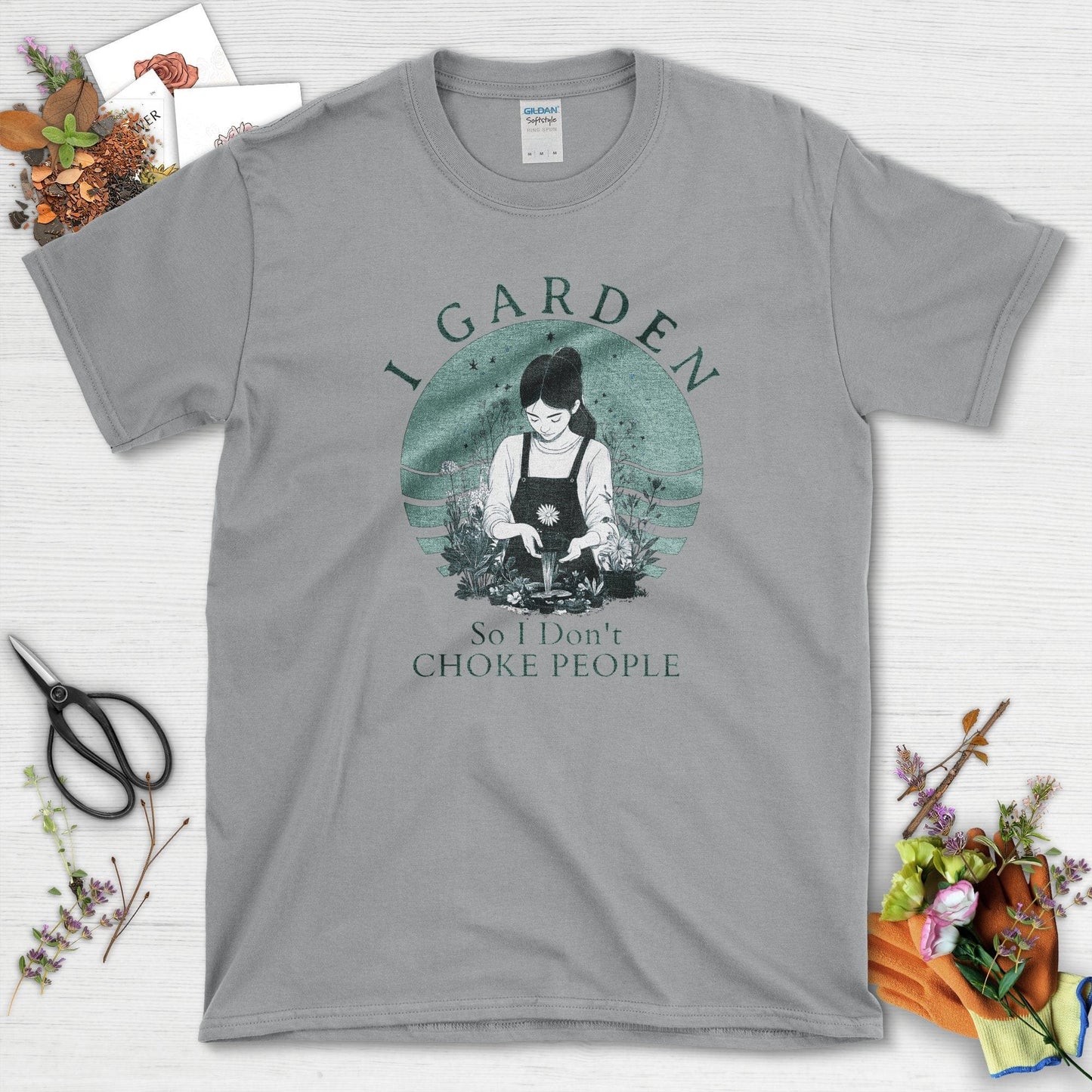 I Garden Don't Choke People T-Shirt