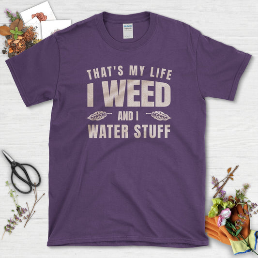 I Weed And I Water Stuff Youth T-Shirt