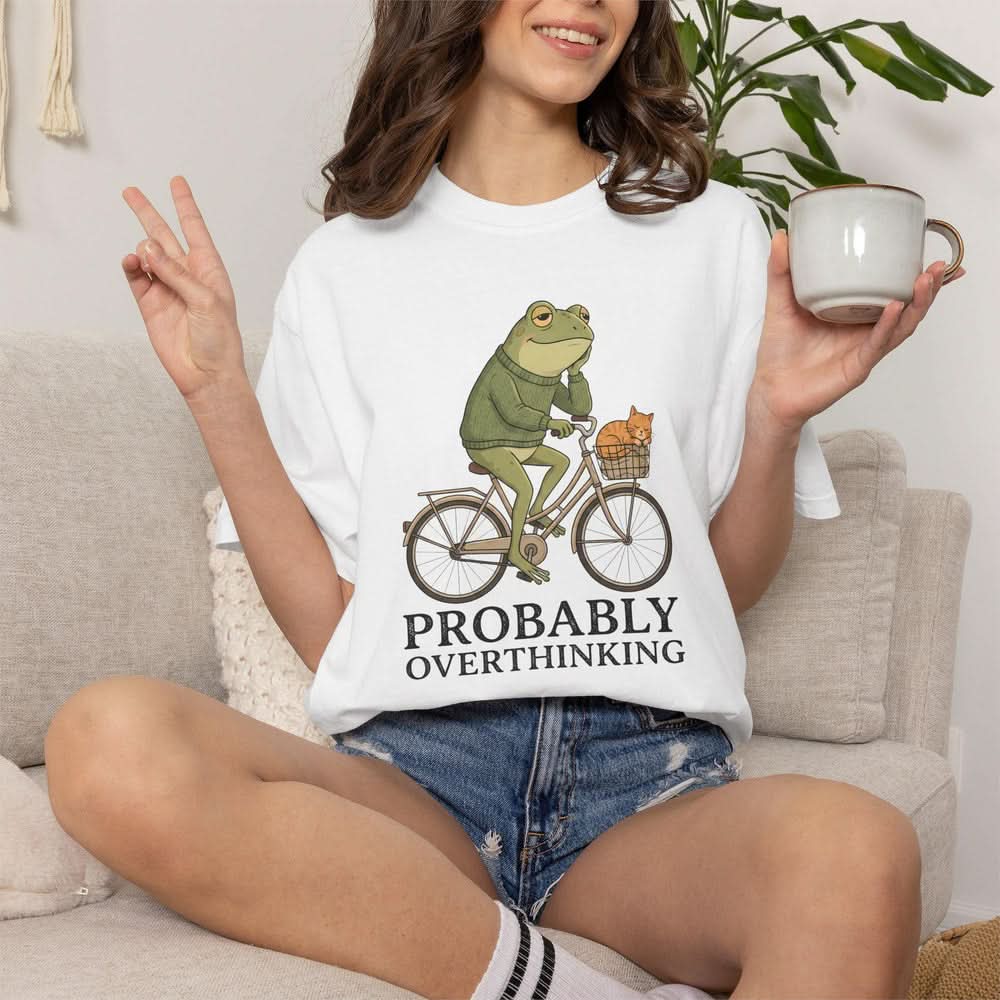 Probably Overthinking Frog T-shirt