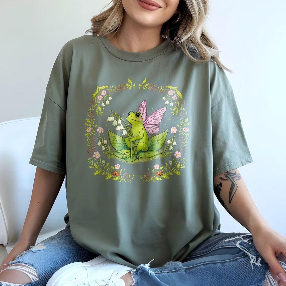 Frog Fairy Wildflower T-Shirt