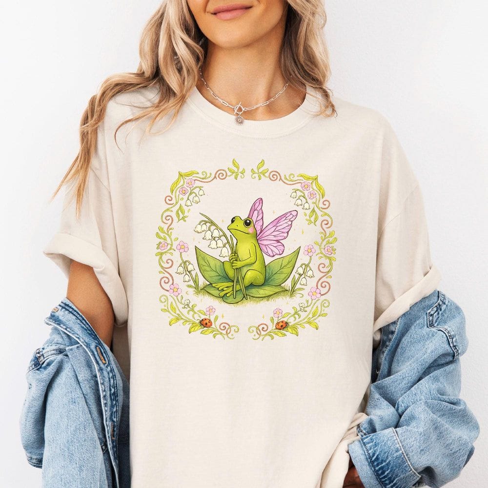 Frog Fairy Wildflower T-Shirt
