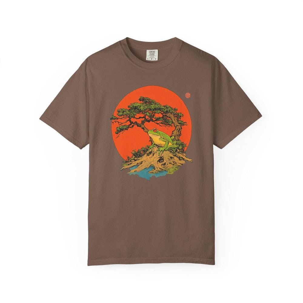 Bonsai Tree Sun and Frog T-Shirt