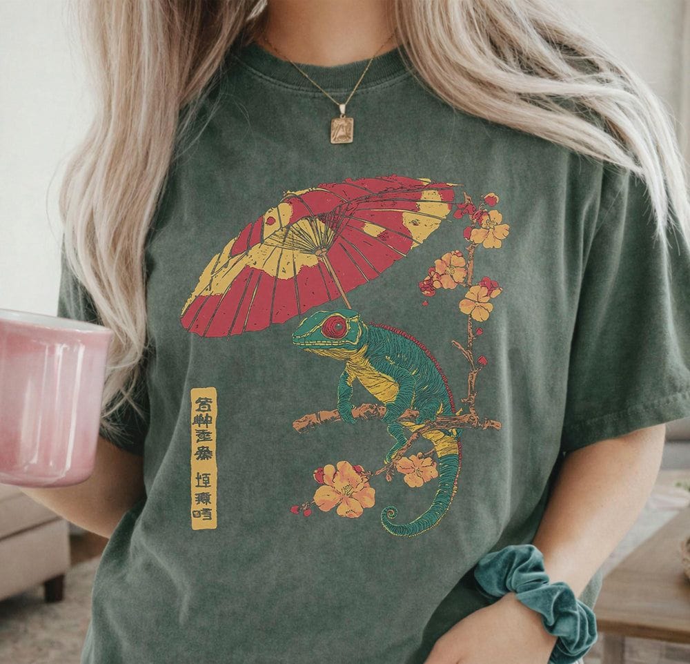 Chameleon Japanese T-Shirt
