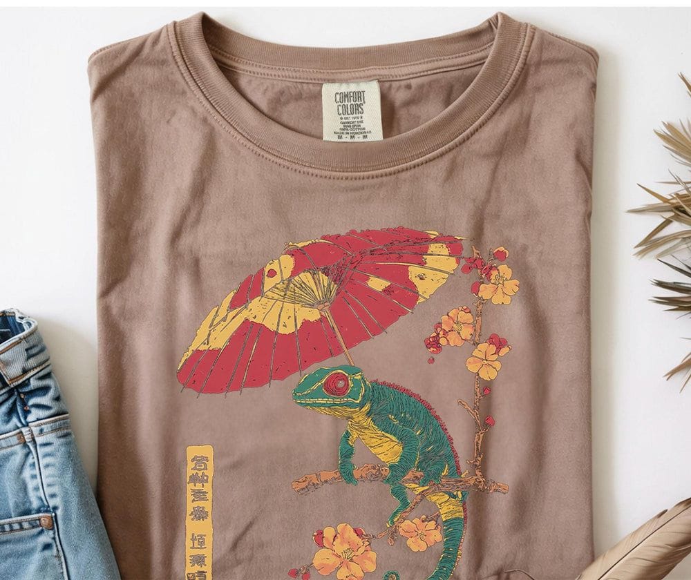 Chameleon Japanese T-Shirt