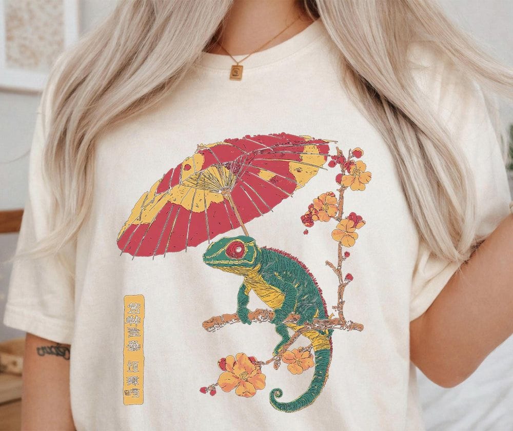 Chameleon Japanese T-Shirt