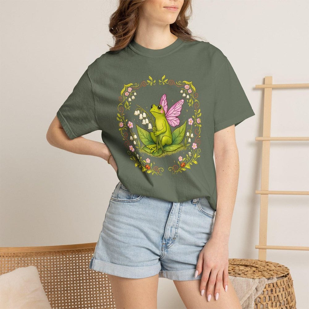 Frog Fairy Wildflower T-Shirt