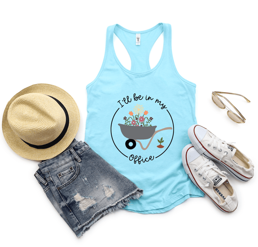 In My Office Women's Racerback Tank Top