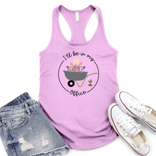 In My Office Women's Racerback Tank Top