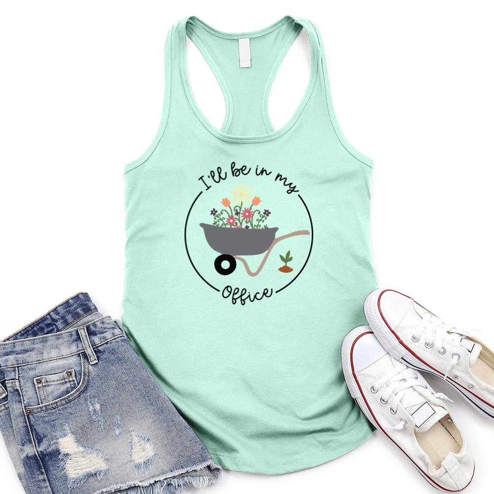 In My Office Women's Racerback Tank Top