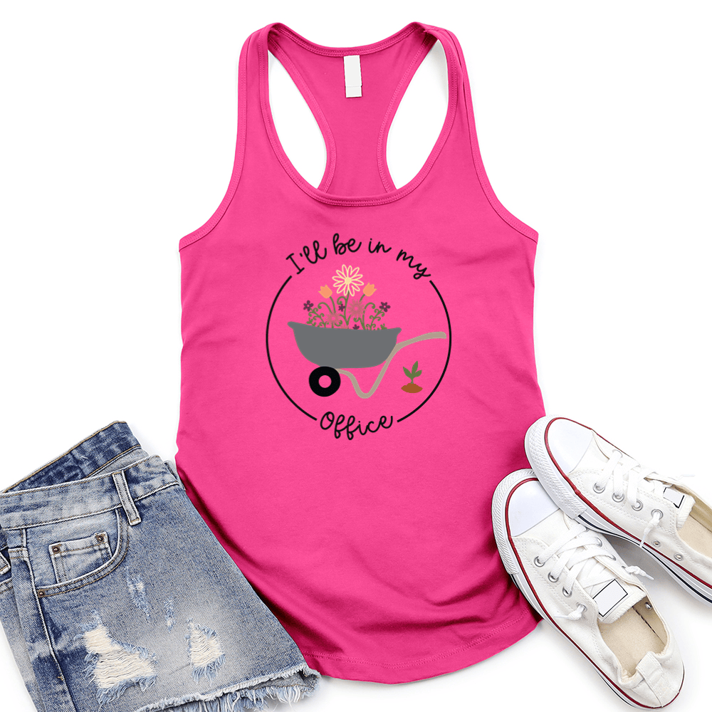 In My Office Women's Racerback Tank Top