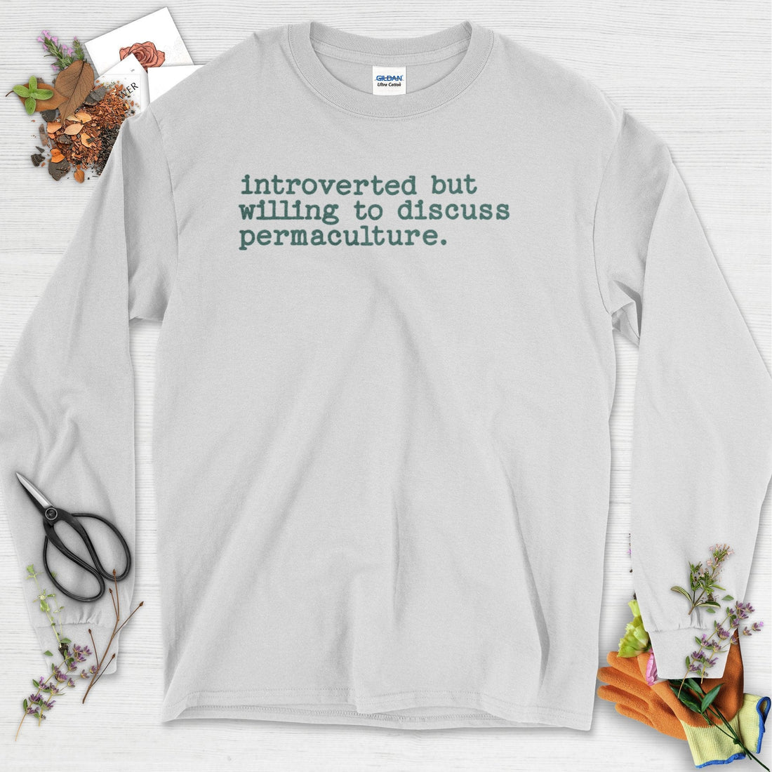 Introverted discuss permaculture Long Sleeve