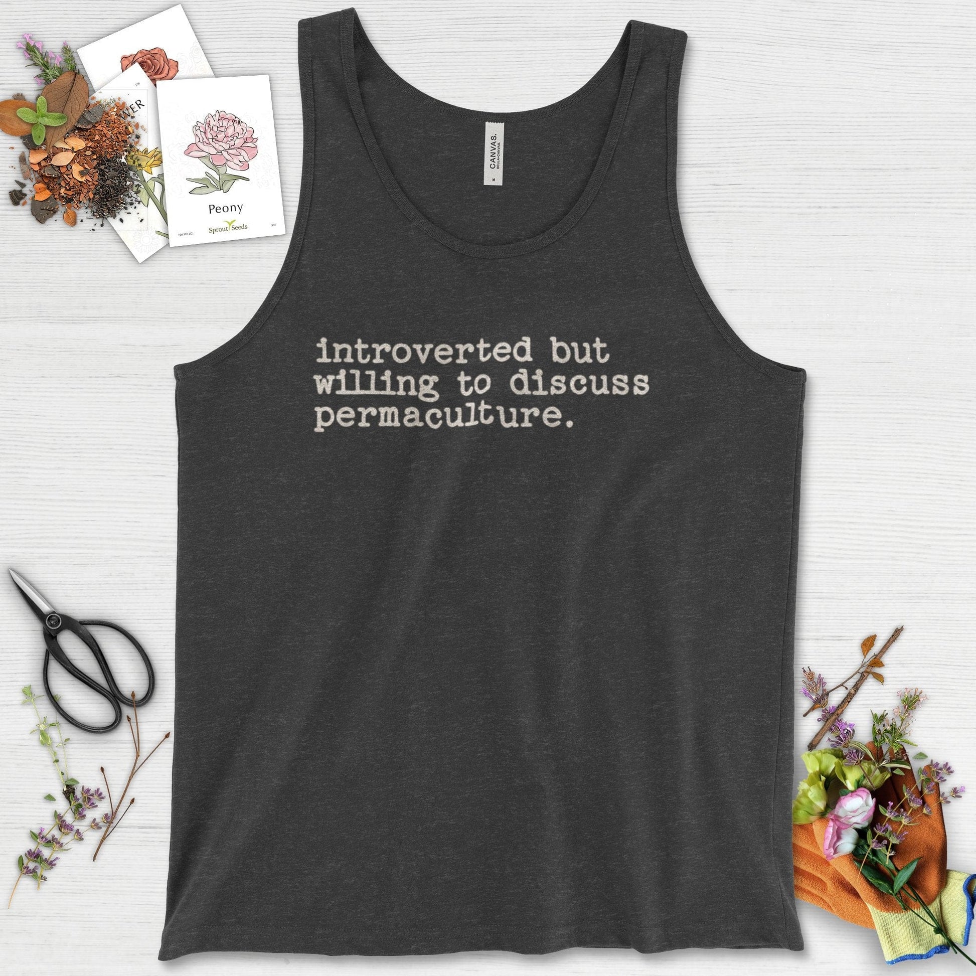Introverted discuss permaculture Tank Top