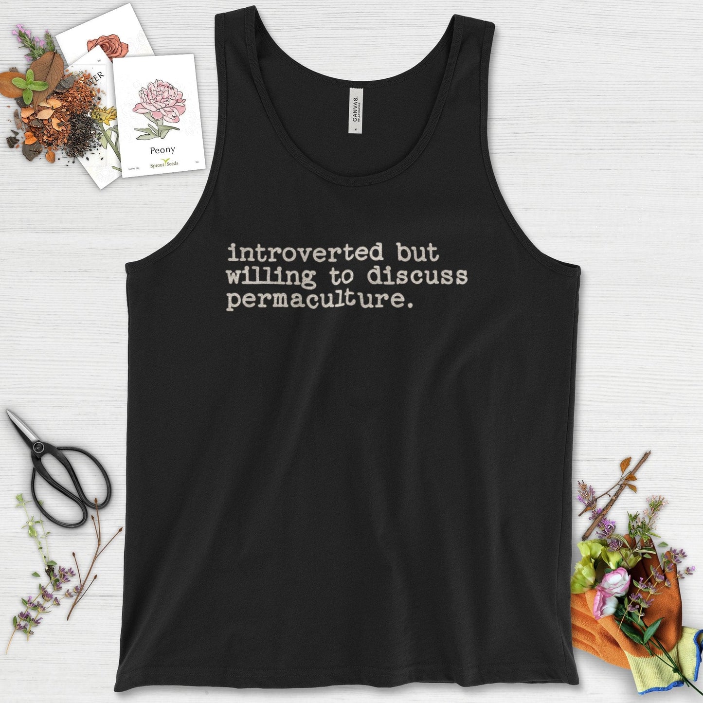 Introverted discuss permaculture Tank Top
