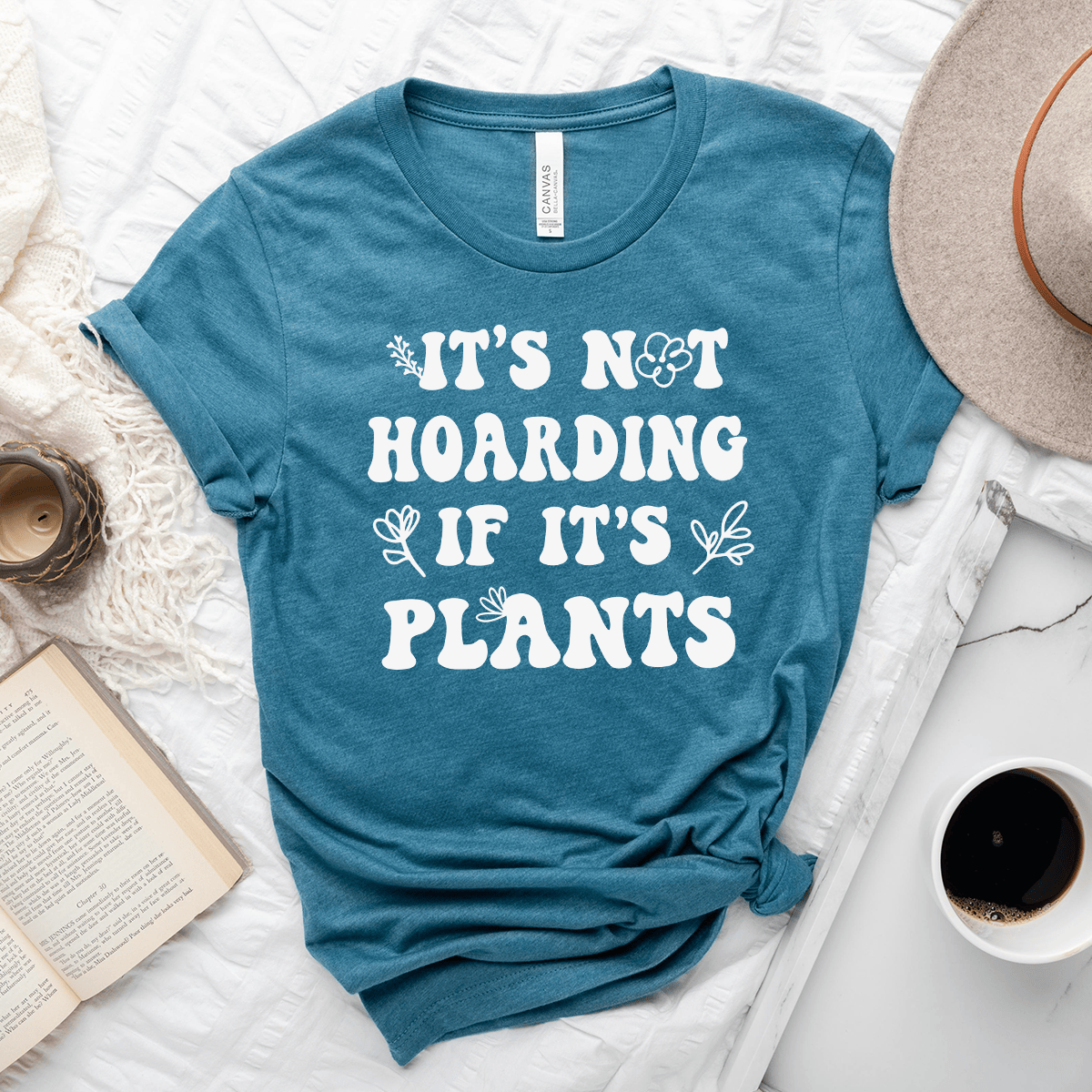 It's Not Hoarding Floral Unisex Tee