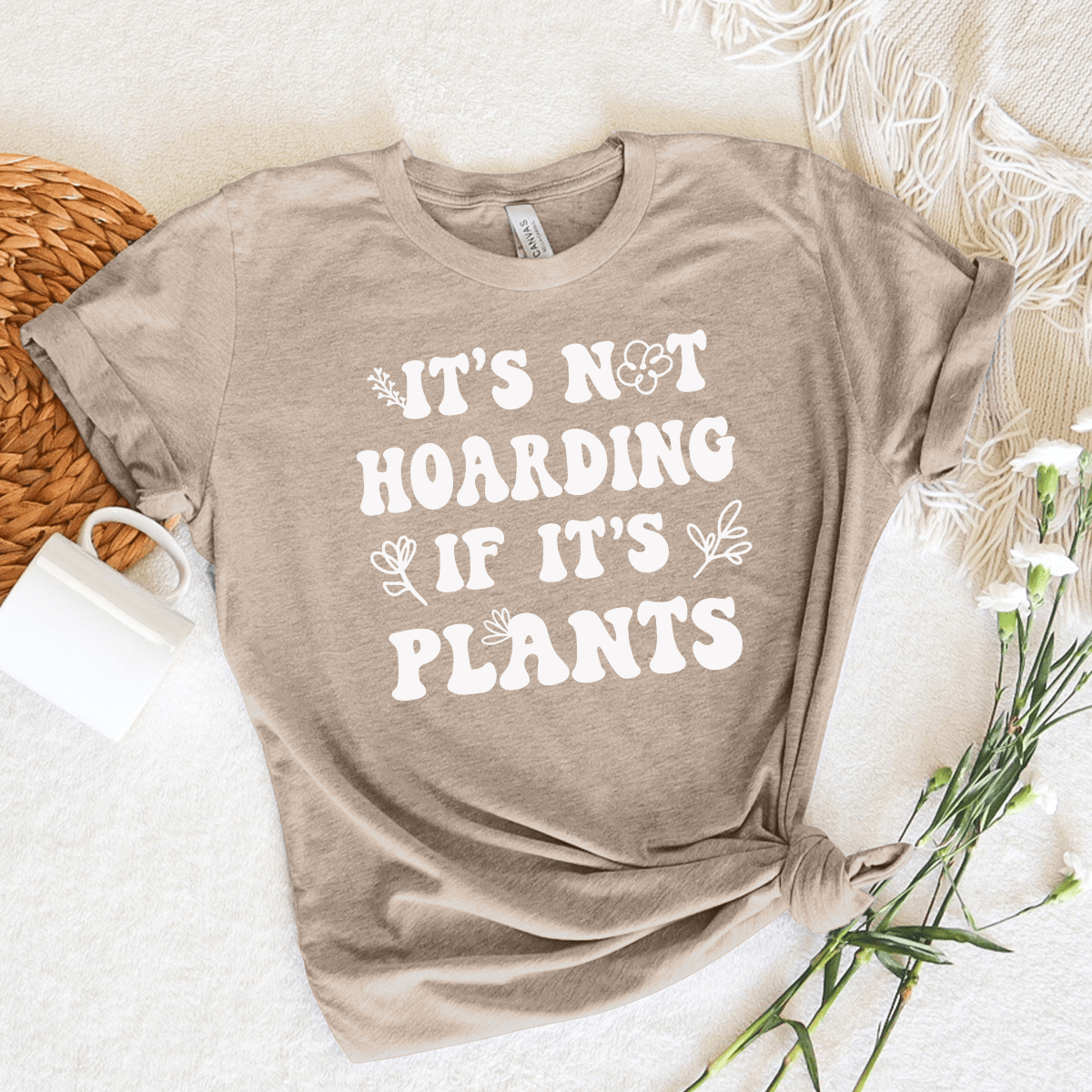 It's Not Hoarding Floral Unisex Tee